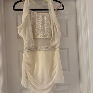 Weissman Ivory Sequin Costume